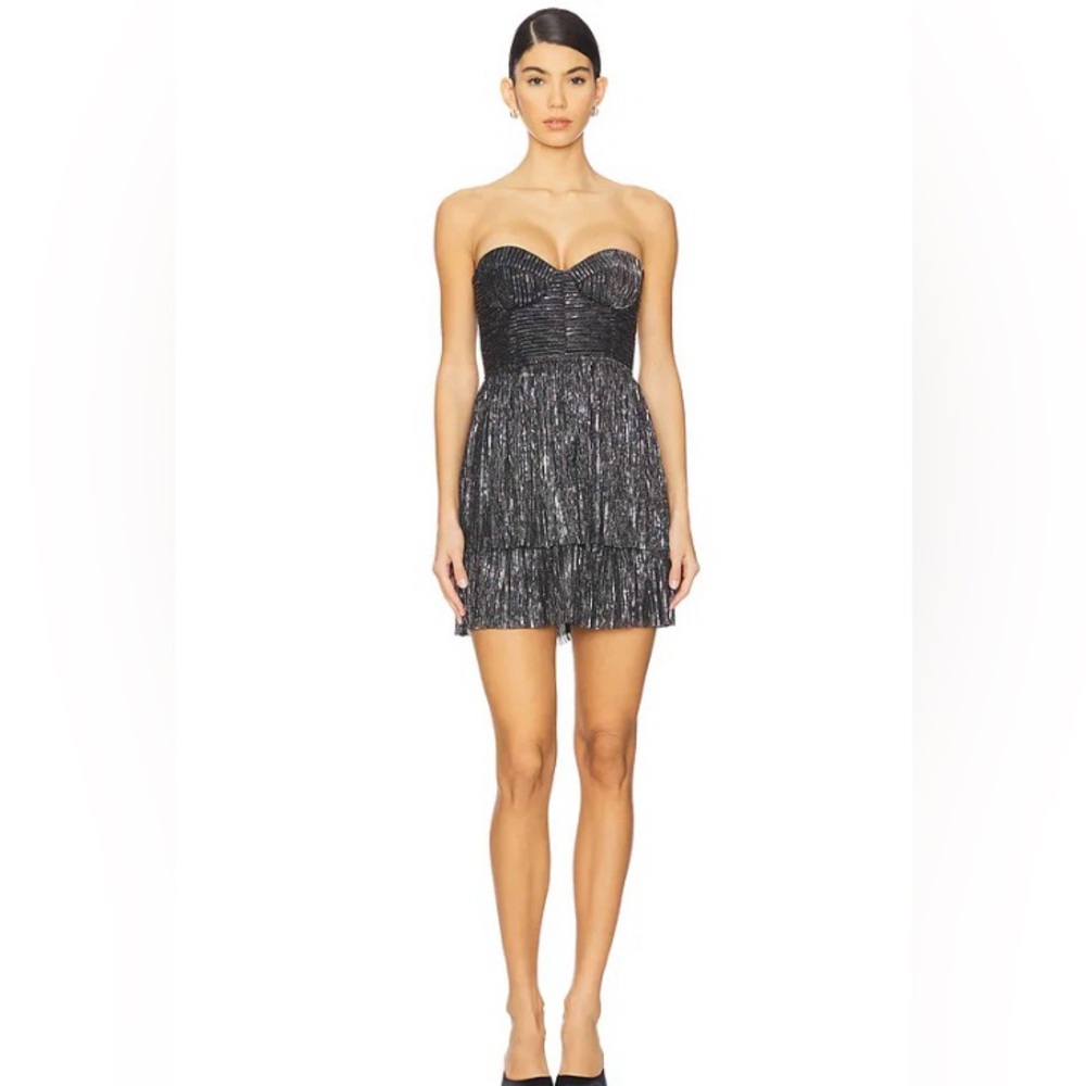 Revolve - Sabina Musayev - Kaya - Black Strapless Mini Dress Size Size S - NWT